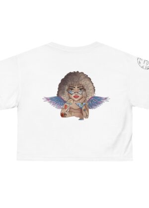 Angel Wings Crop Tee - Trendy Summer Top for Empowerment & Self-Expression: imagen 3